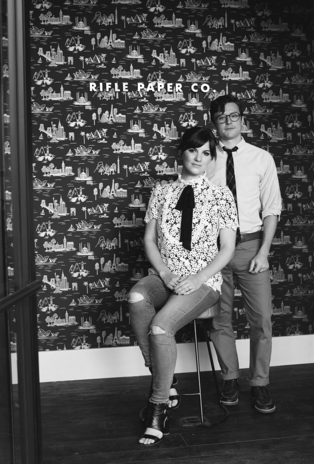 Photo of Anna and Nathan Bond courtesy of and © Rifle Paper Co.