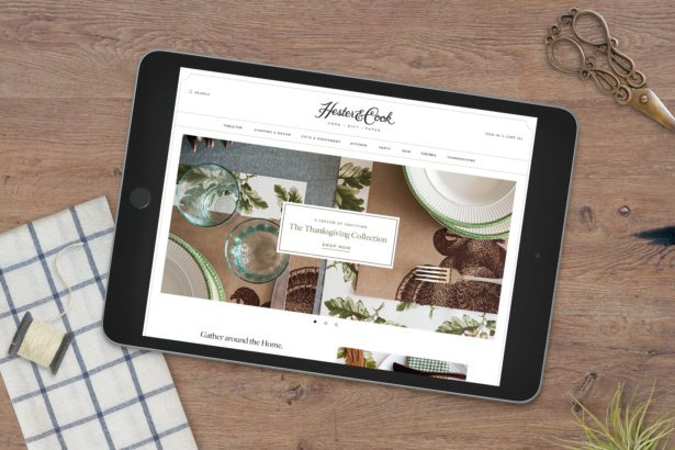 Hester & Cook Custom Shopify design