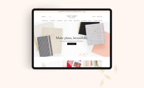 Sugar Paper homepage