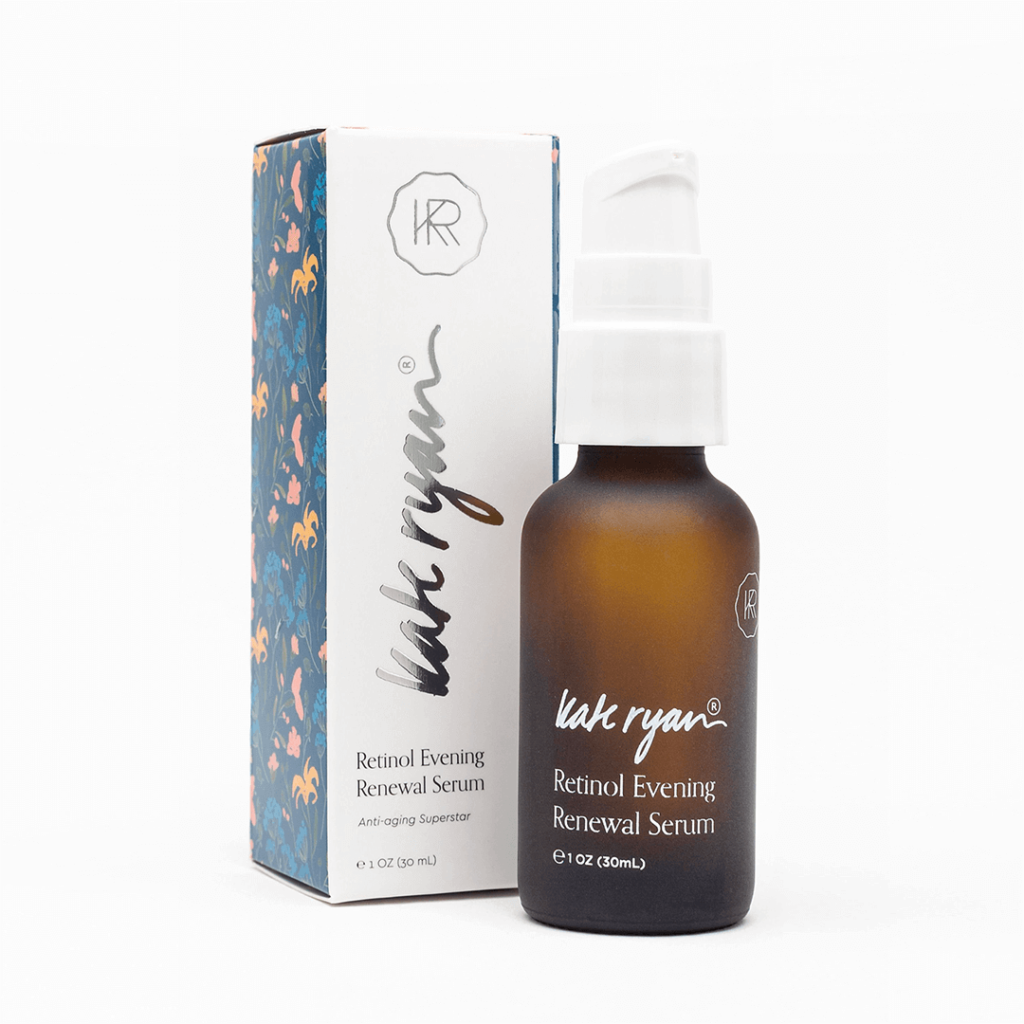 Kate Ryan Skincare - serum box packaging design.