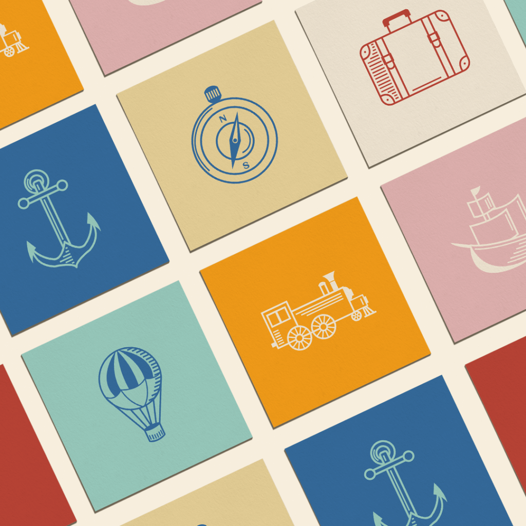 Custom icons created for Paper Mundi